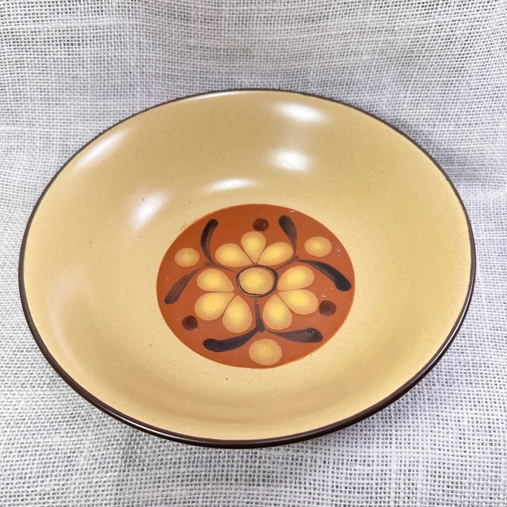 Noritake Folkstone Safari 8501 8.5" Vegetable Serving Bowl Japan Boho Vintage